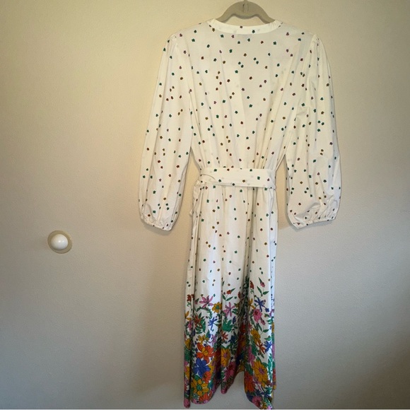 Talbots Poplin Shirtdress - Blissful Floral Size 16 - Picture 11 of 16
